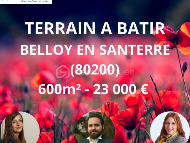 Terrain vente à Péronne, Belloy-en-santerre