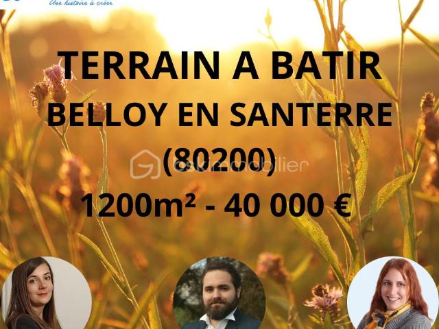 Terrain vente à Péronne, Belloy-en-santerre