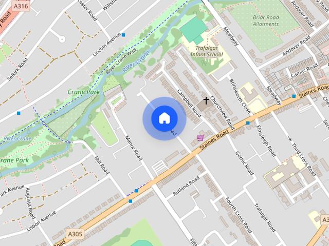 Apartment for rent in Whitton, Greater London