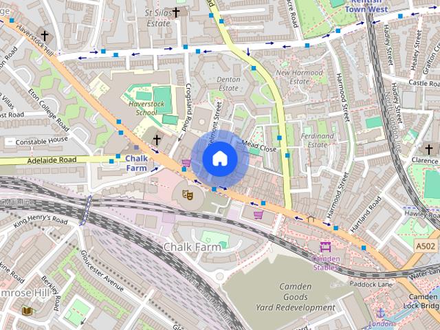 House for rent in Chalk Farm, Cat Hill