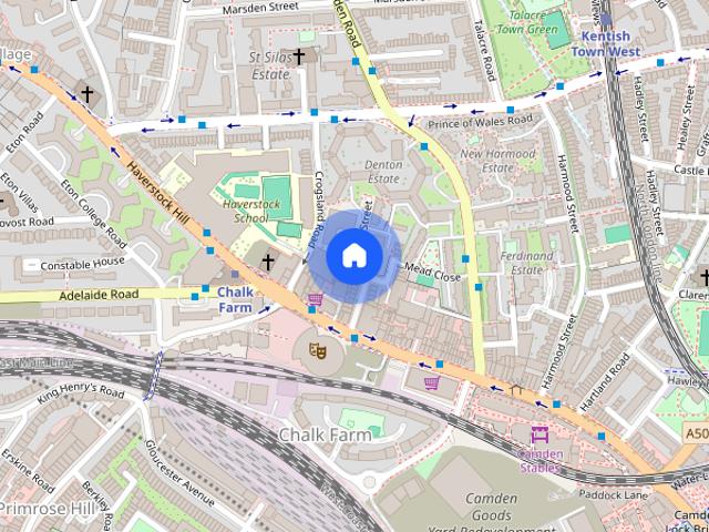 Apartment for rent in Chalk Farm, Greater London