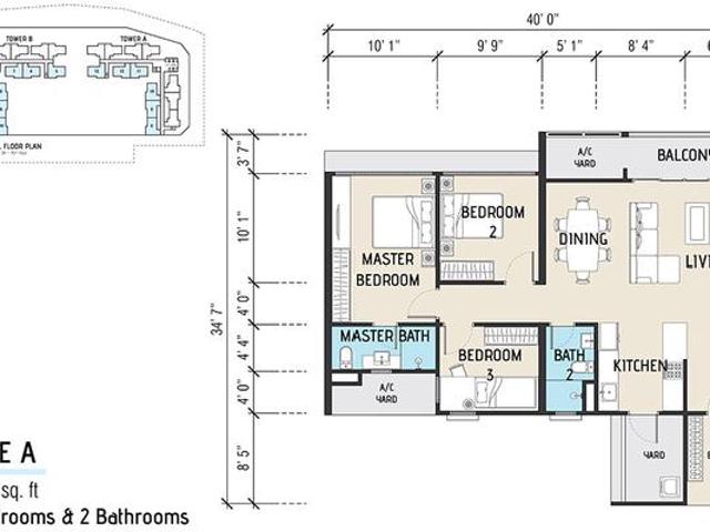 Serviced Residence for sale in Barat Daya, George Town