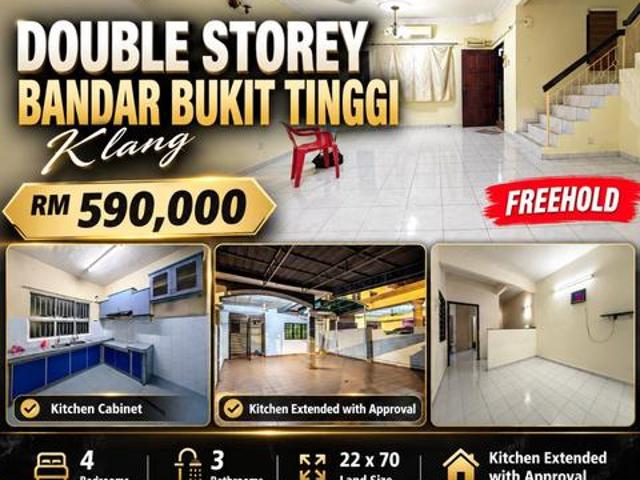 Terraced House for sale in Bandar Bukit Tinggi, Bandaraya Klang