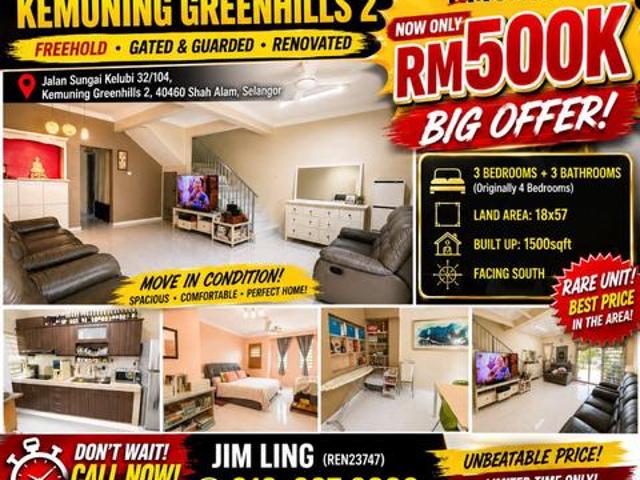 Terraced House for sale in Alam Impian, Selangor