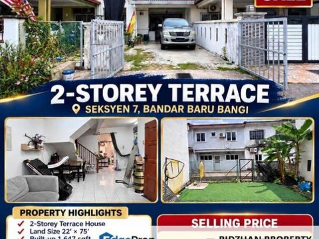 House for sale in Kajang, Langat