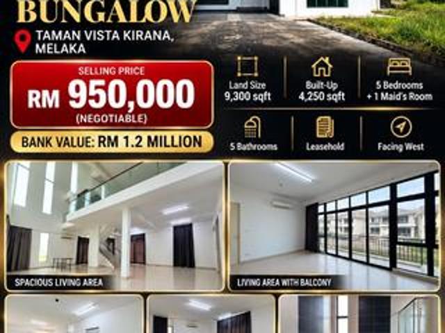 Bungalow for sale in Ayer Keroh, Melaka Tengah