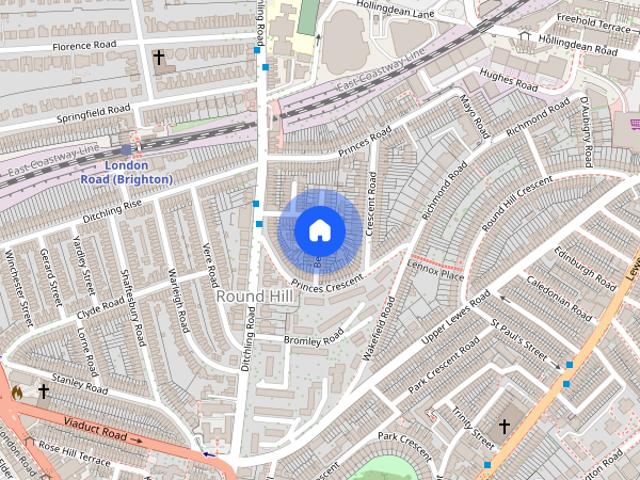 Apartment for rent in Round Hill, Brighton & Hove