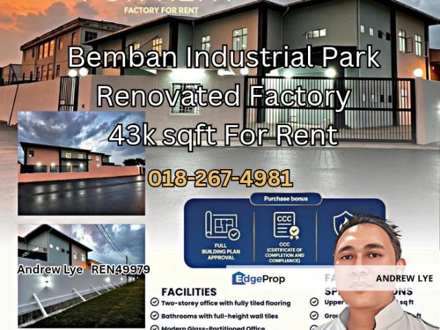 Warehouse for rent in Perak, Batu Gajah