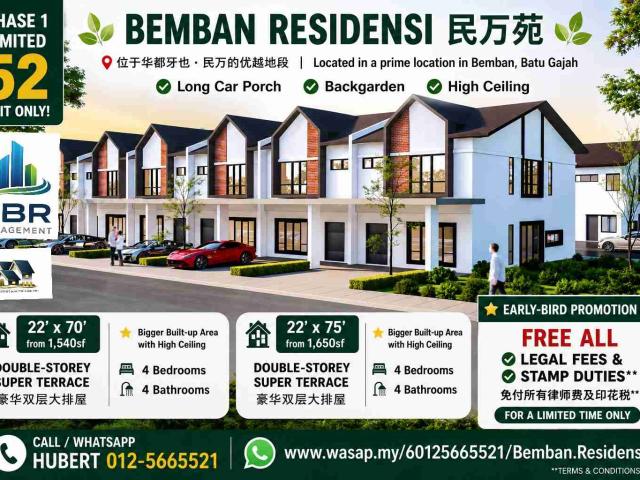 House for sale in Perak, Batu Gajah
