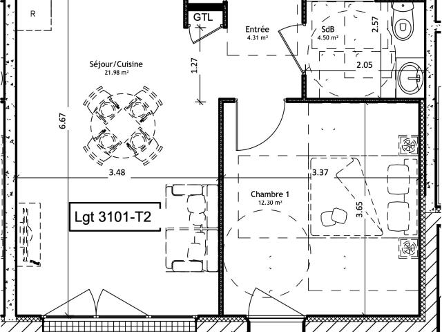 Appartement vente à Lisieux, Benerville-sur-mer