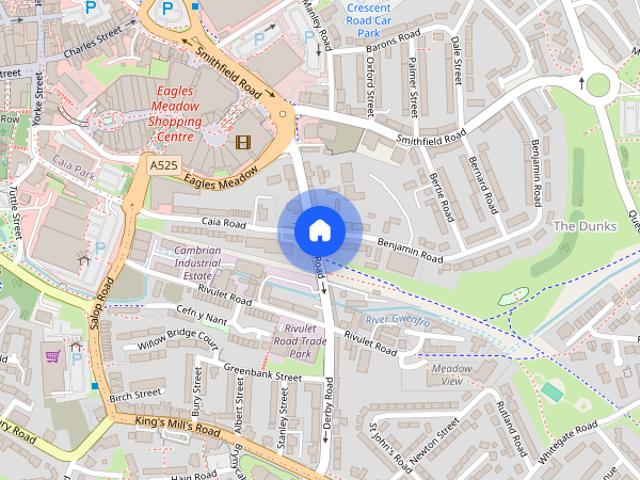 House for rent in The Dunks, Wrexham