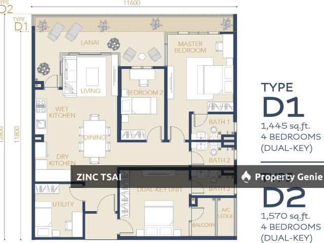 Condominium for rent in Country Heights Damansara, Kuala Lumpur