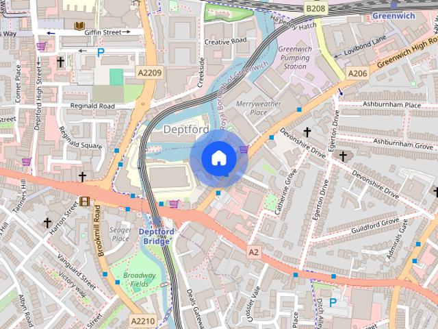 House for rent in Greenwich, Greenwich Town Centre