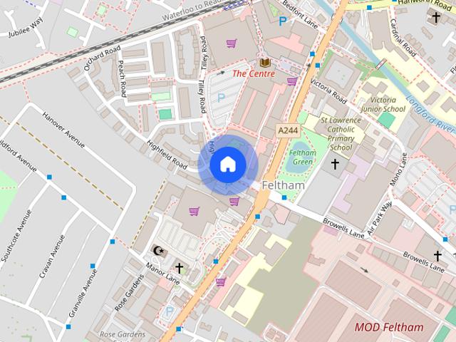 Apartment for rent in London Borough of Hounslow, Feltham