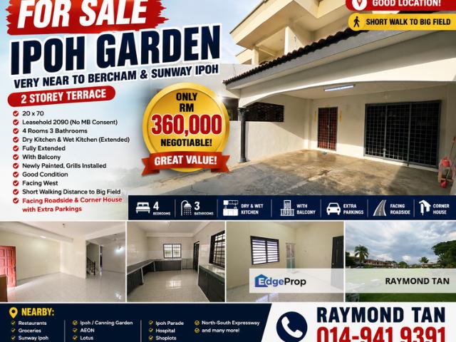 House for sale in Perak, Tanjong Ipoh