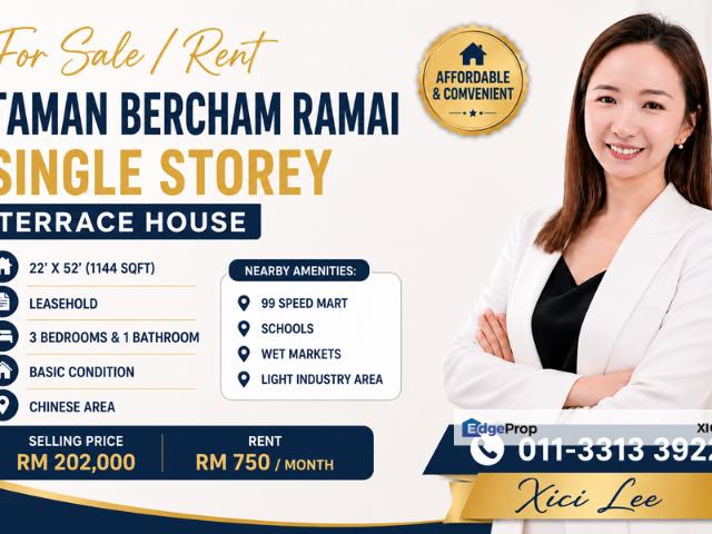 House for rent in Perak, Tanjong Ipoh
