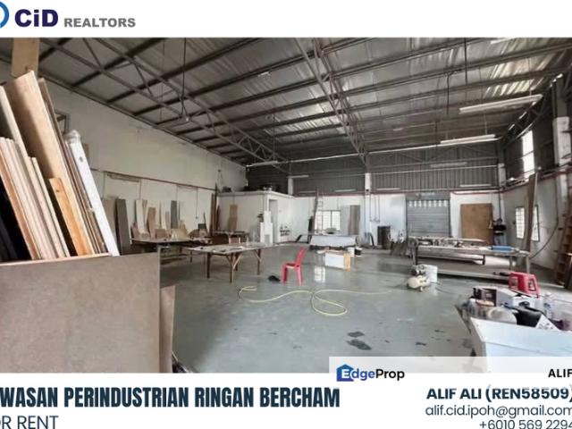 Warehouse for rent in Perak, Tanjong Ipoh