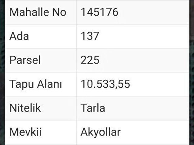 Deresinek, Çay içerisinde satılık Arsa