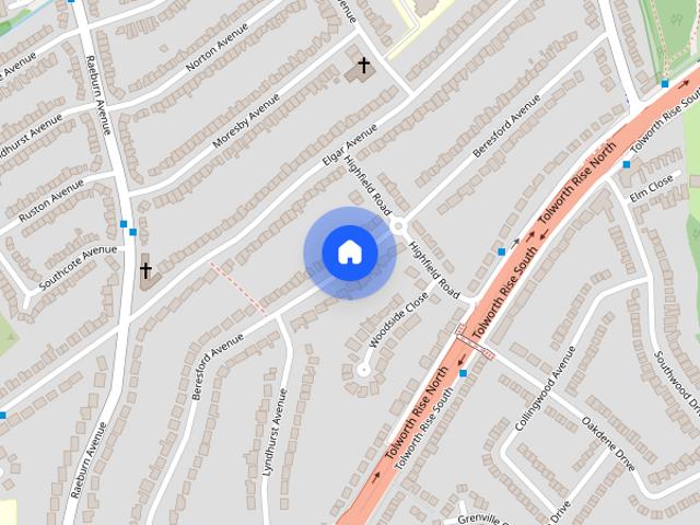 House for rent in Tolworth, Greater London