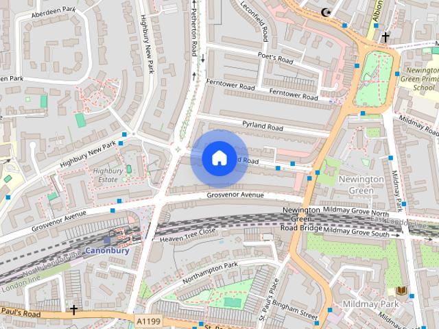 Apartment for rent in Newington Green, Greater London