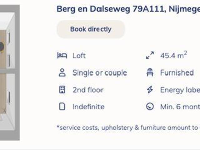 Appartement te huur in Nijmegen, Gelderland