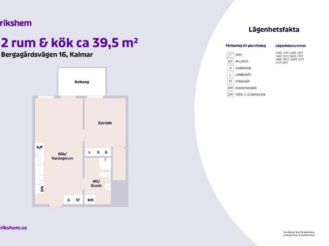 Lägenhet hyra i Kalmar