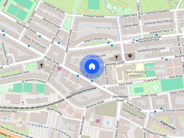 Apartment for rent in Cranstonhill, Scotland