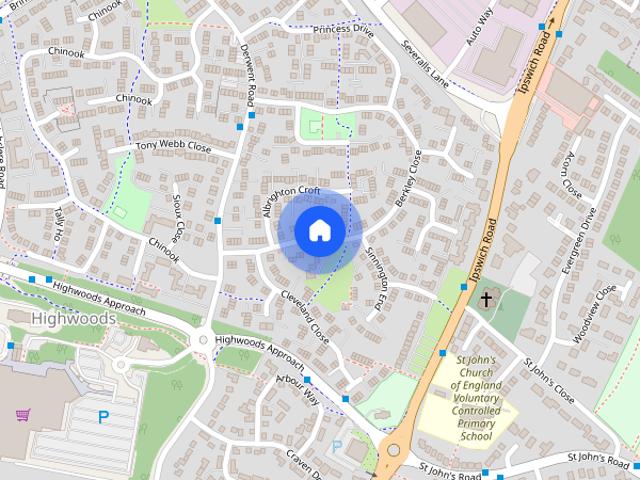 House for rent in Highwoods, Fordham Heath