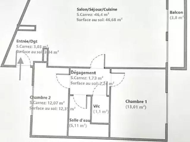 Appartement vente à Bernis