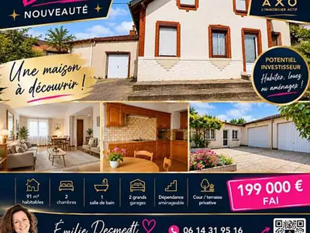 Maison vente à Bersée, Nord