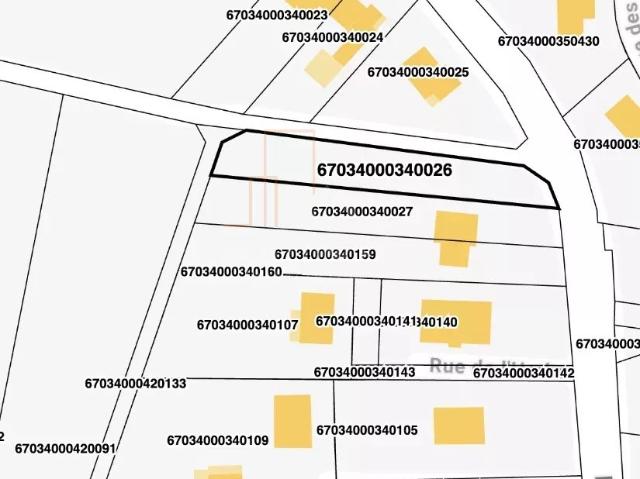 Terrain vente à Berstett, Collectivité européenne d'Alsace