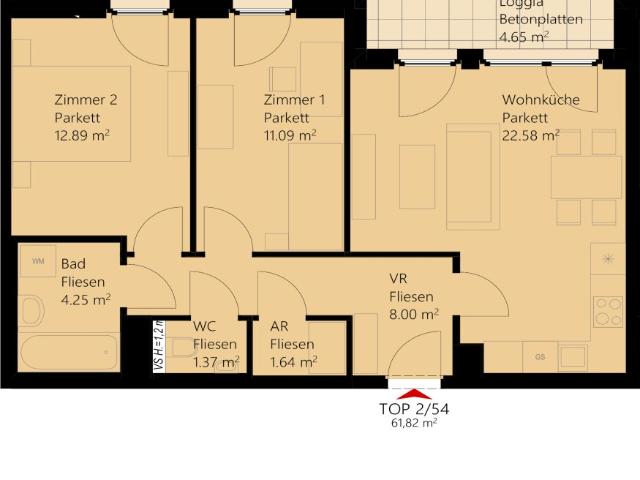 Apartment mieten in Donaustadt, Wien