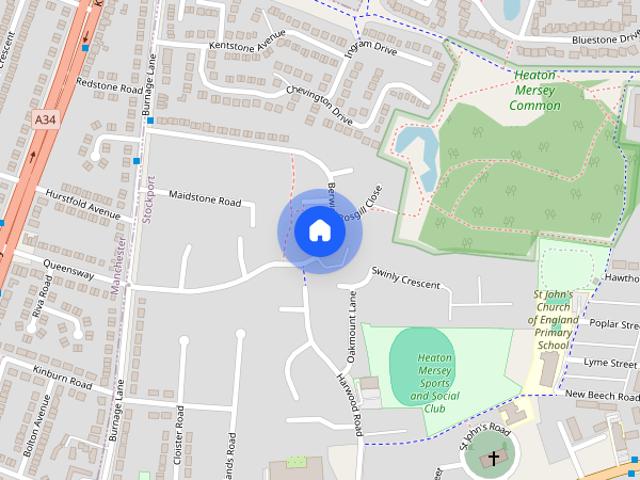 House for rent in Cheadle, Greater Manchester