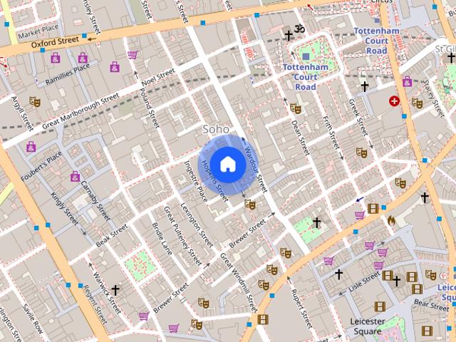 Apartment for rent in Soho, Greater London