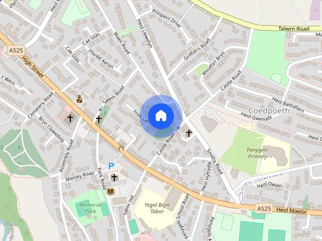 House for rent in Coedpoeth, Wales
