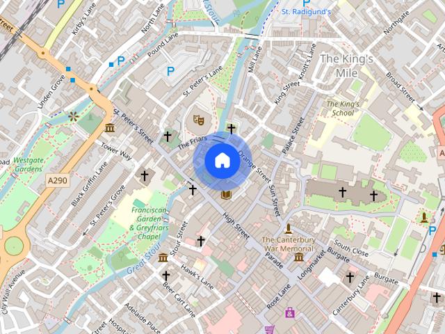 House for rent in The King's Mile, Canterbury