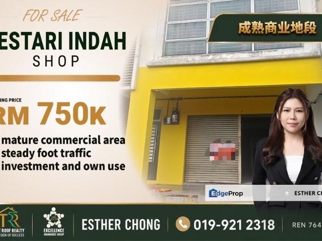 Shop for sale in Ulu Tiram, Johor