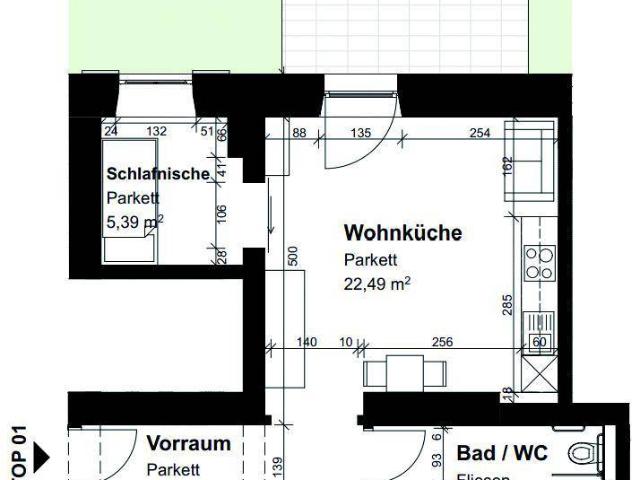 Apartment mieten in Liebenau, Gersdorf-Feistritz