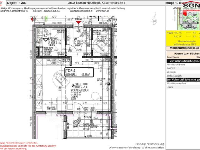 Wohnung mieten in Neurißhof, Blumau-Neurißhof