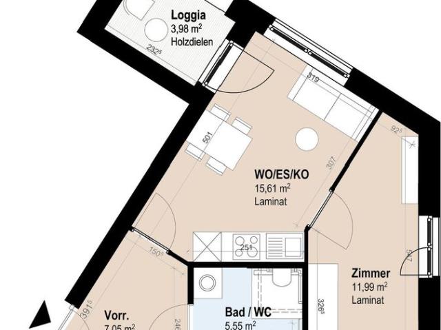 Apartment mieten in Gries, Gersdorf-Feistritz