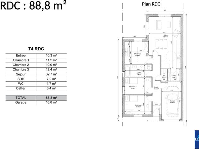 Appartement vente à Valenciennes, Beuvrages