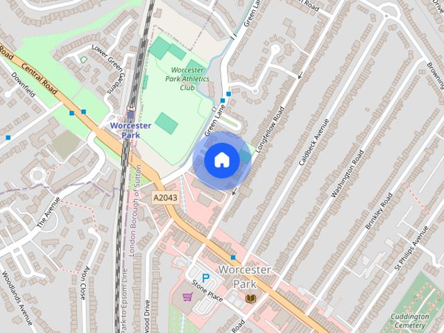 House for rent in Worcester Park, Greater London