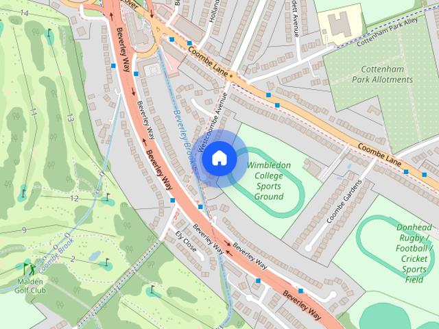 Apartment for rent in London Borough of Merton, Raynes Park