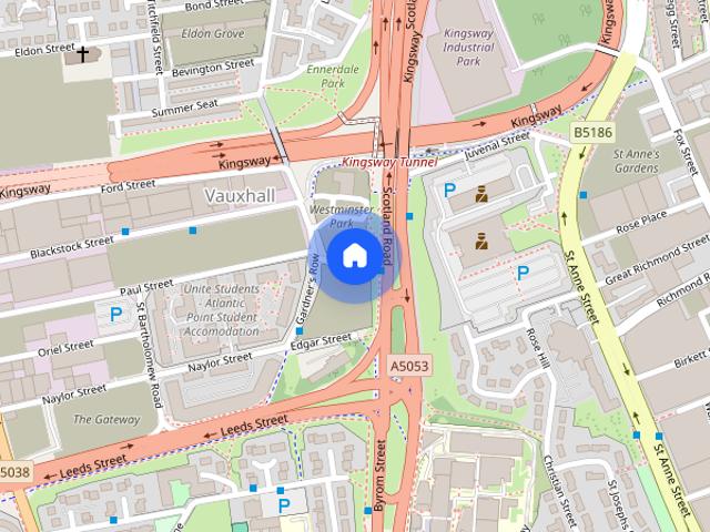 Apartment for rent in St George's Quarter / Cultural Quarter, Calderstones