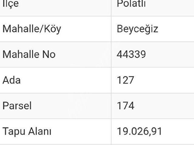 Polatli, Ankara içerisinde satılık Arsa
