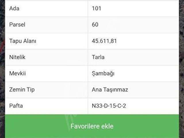 Tarsus, Mersin içerisinde satılık Arsa