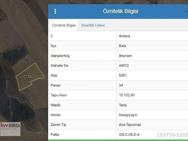 Bala, Ankara içerisinde satılık Arsa