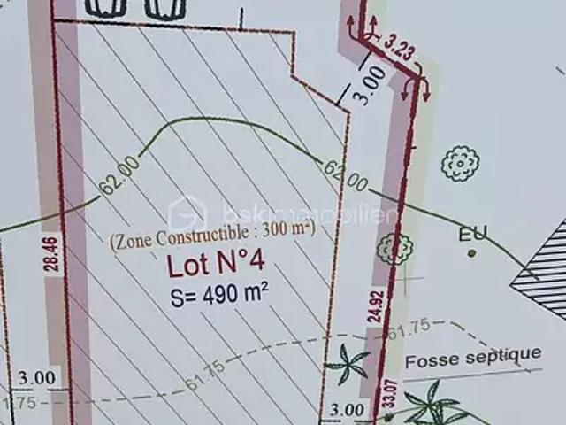 Terrain vente à Béziers
