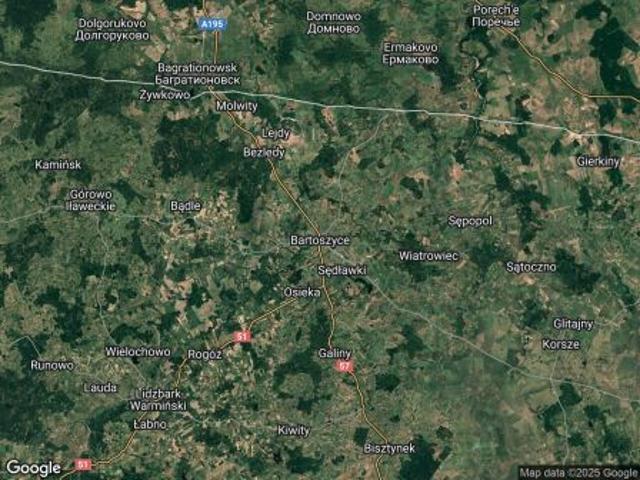 Grunt na sprzedaż w Bartoszyce, Warmińsko-mazurskie