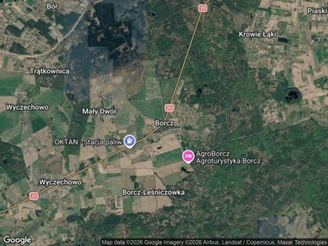 Grunt na sprzedaż w Borcz, Pomorskie